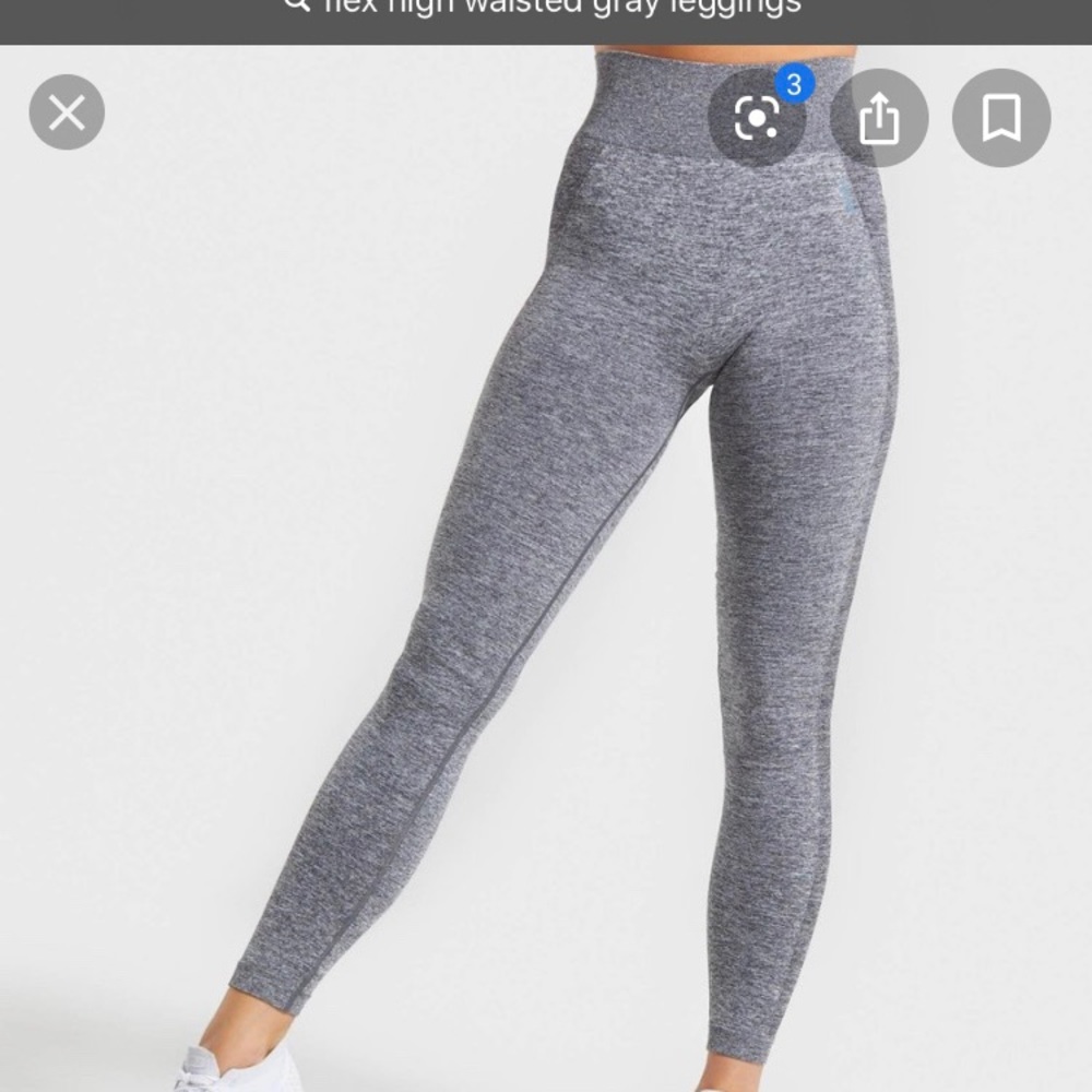 Gymshark Flex Highwaisted Leggings Charcoal Marl